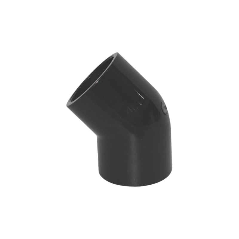كوع صناعي من مادة UPVC 45°
