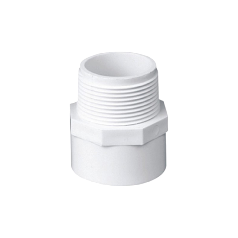 محول خيط ذكر UPVC قياسي ASTM