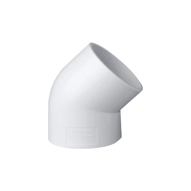 مرفقي UPVC 45° وفقًا لمعيار ASTM
